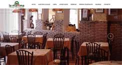 Desktop Screenshot of pizzerialamamma.es